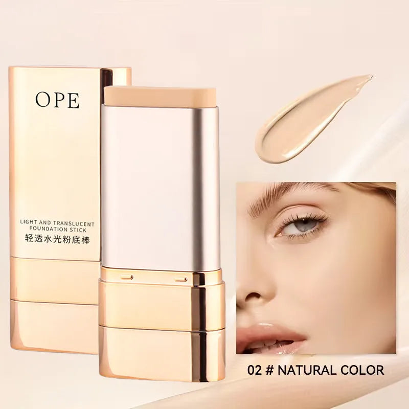 Dewy Glow Foundation Stick | Lightweight Cream Texture, Long-Lasting, Quick Apply, Natural Flawless Skin