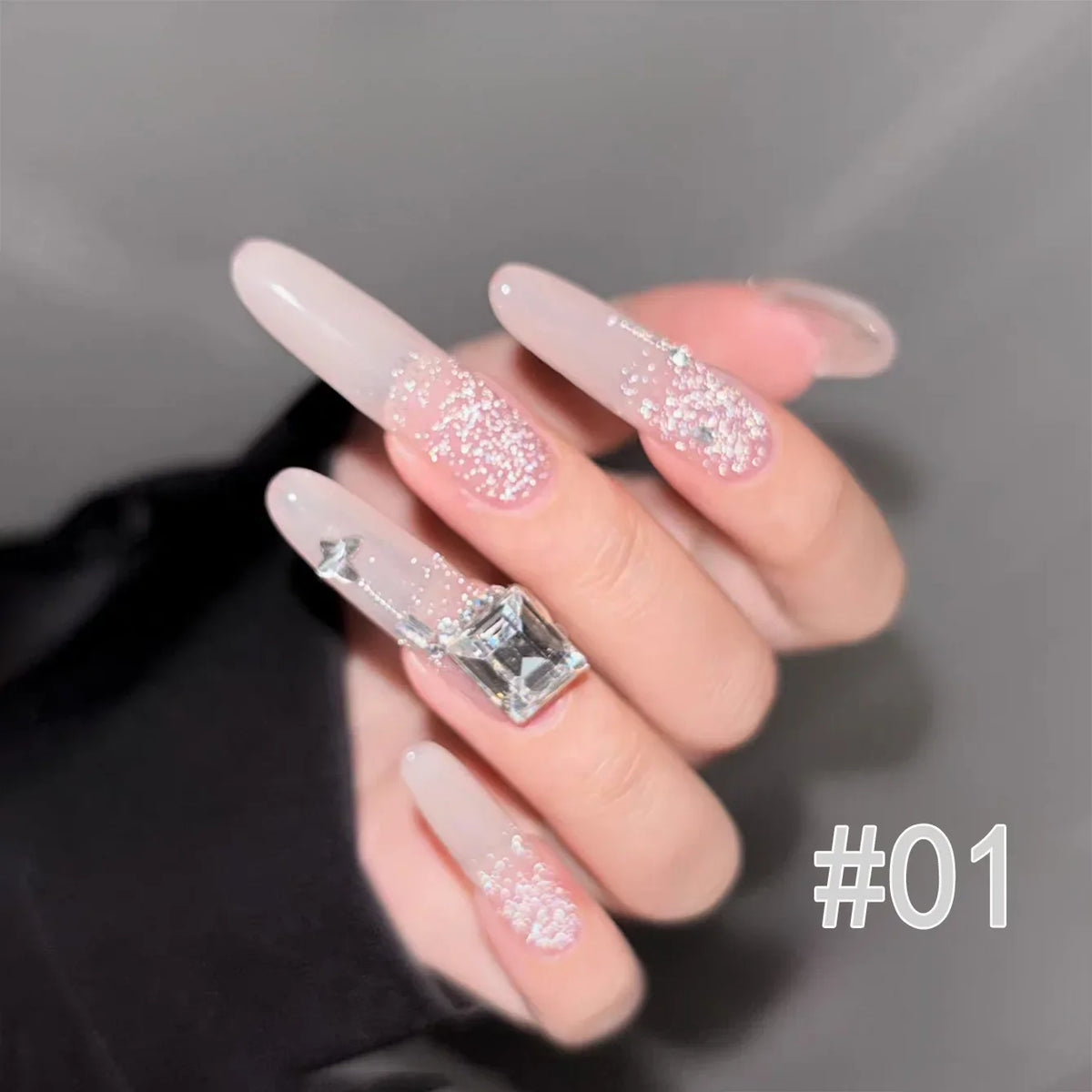 1-12pcs Wine Red Flash Crushed Strobe High Density Diamond Glitter Gel Nail Polish Black Nails Red Nails White Nails