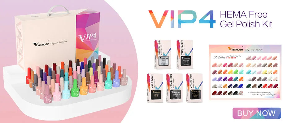 6pcs Venalisa Construction Gel Kit Stronger Jelly Color Reinforce Natural Nail Varnish Rubber Base Color Series Nude Collection
