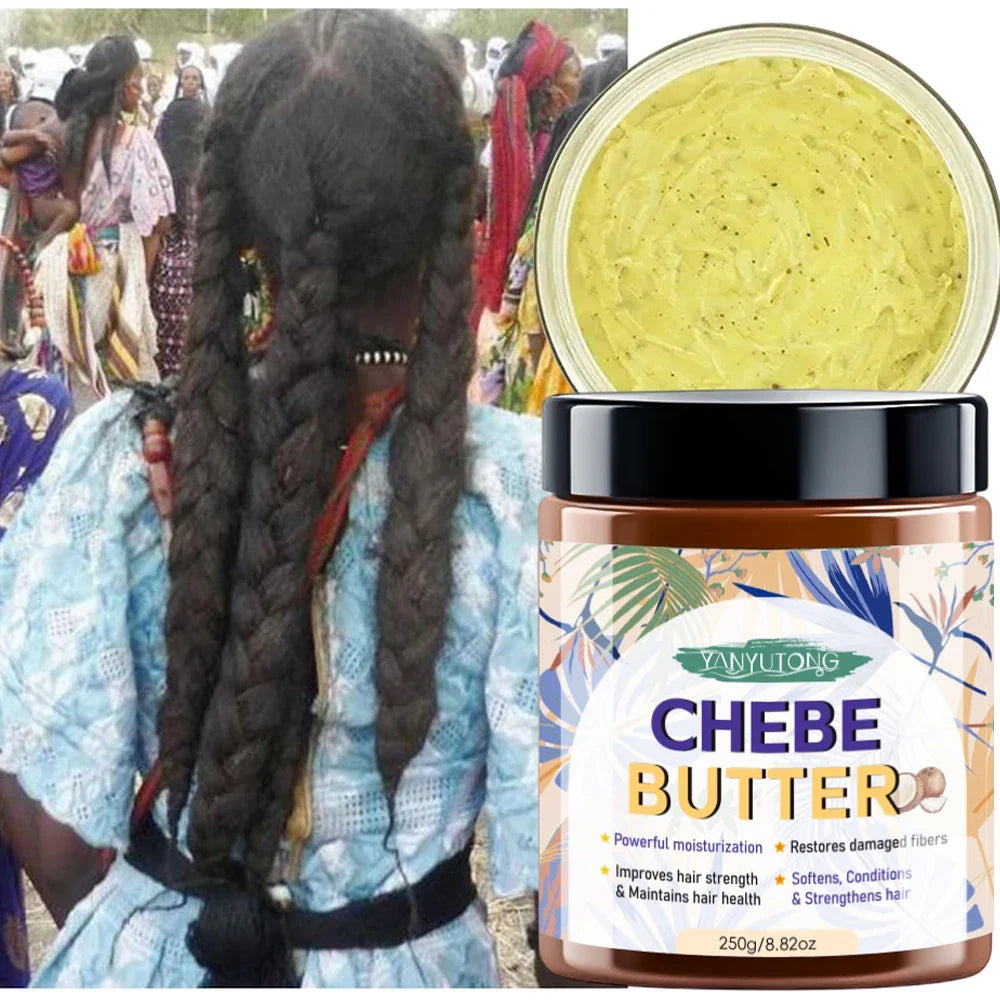 Chebe Butter 250g Afr Herbs Castor Batana Rosemary Hair Care Moisture For Curly Hair Gentle Formula Ideal Gift
