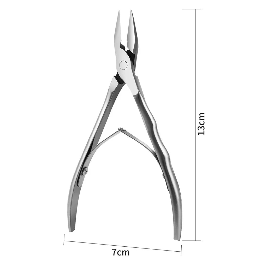 1Pcs Straight Blade Toenail Nail Clippers Trimming Thick Ingrown Toenails Rhinestone Remover Gem Clipper Manicure Nail Tools