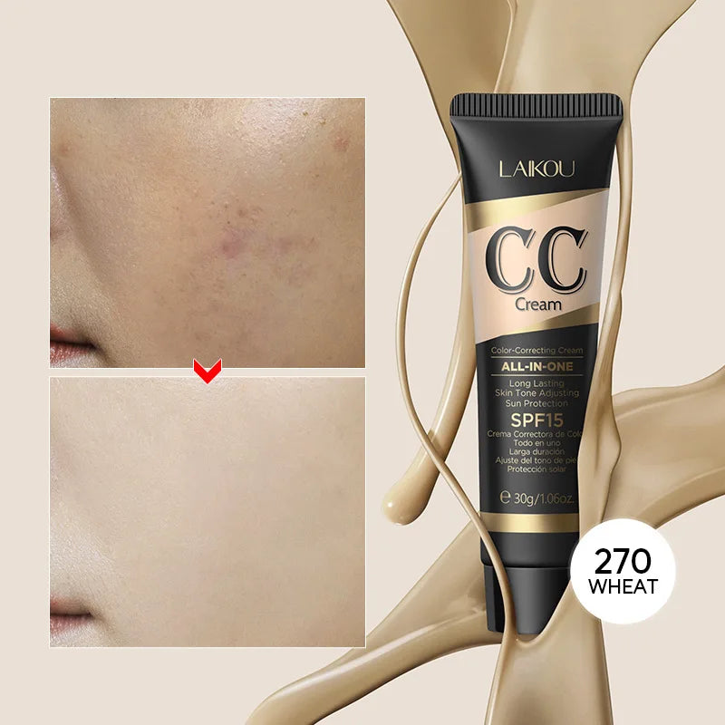 CC Cream Foundations Cover Blemishes Tinted Moisturiser Face Women Color Correcting Cream Tinted Moisturiser Hydrating