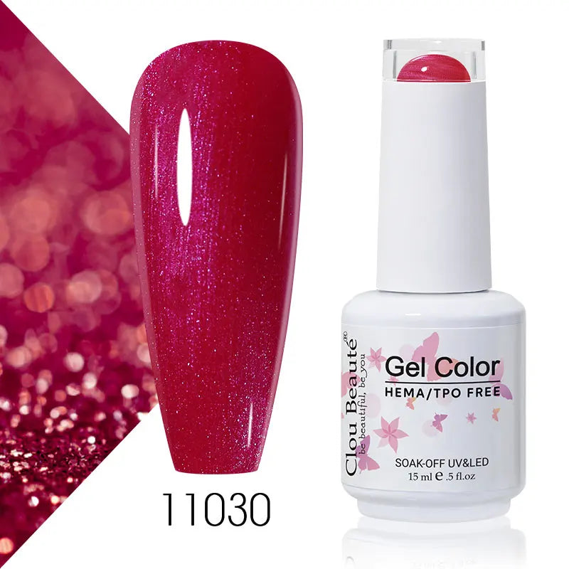 Clou Beaute Coffee Colors Nail Gel Polish HEMA/TPO FREE Soak off UV/LED 15ml Vernis Semi Permanent Nail Varnish 15ml Base Top