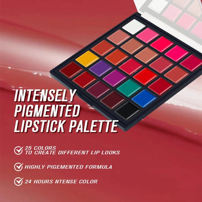 25-Color Velvet Matte Lipstick – Soft Blurred Finish, Smooth & Creamy, Long-Lasting Pigment, Buildable Coverage, Non-Drying