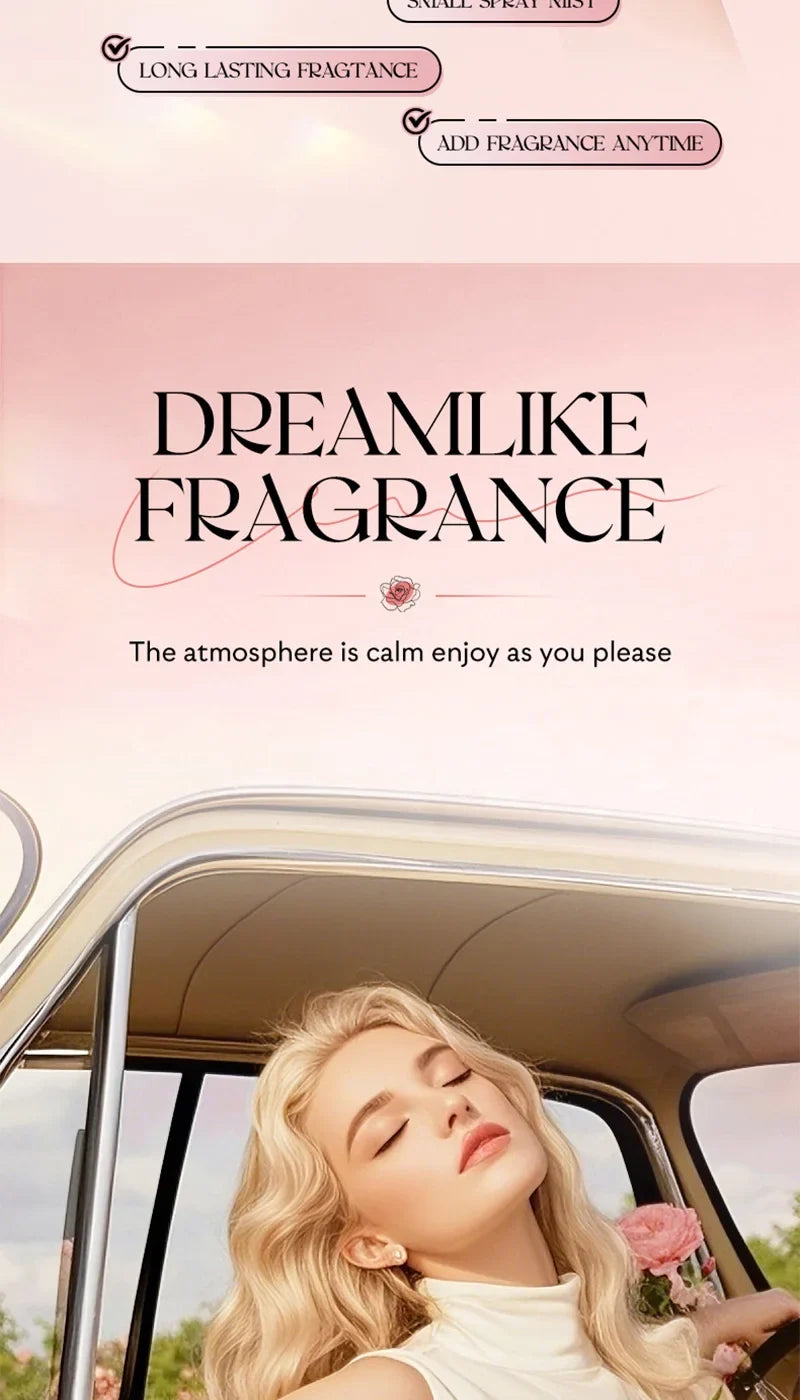 Fragrance spray set, long-lasting fragrance, 4-piece pack, hair fragrance spray, floral fragrance spray