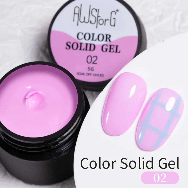 AWStorG 5ML Super Silver Metallic Gel Nail Polish Metal Effect Painting Gel Chromes Varnis Semi Permanent for Nail DIY