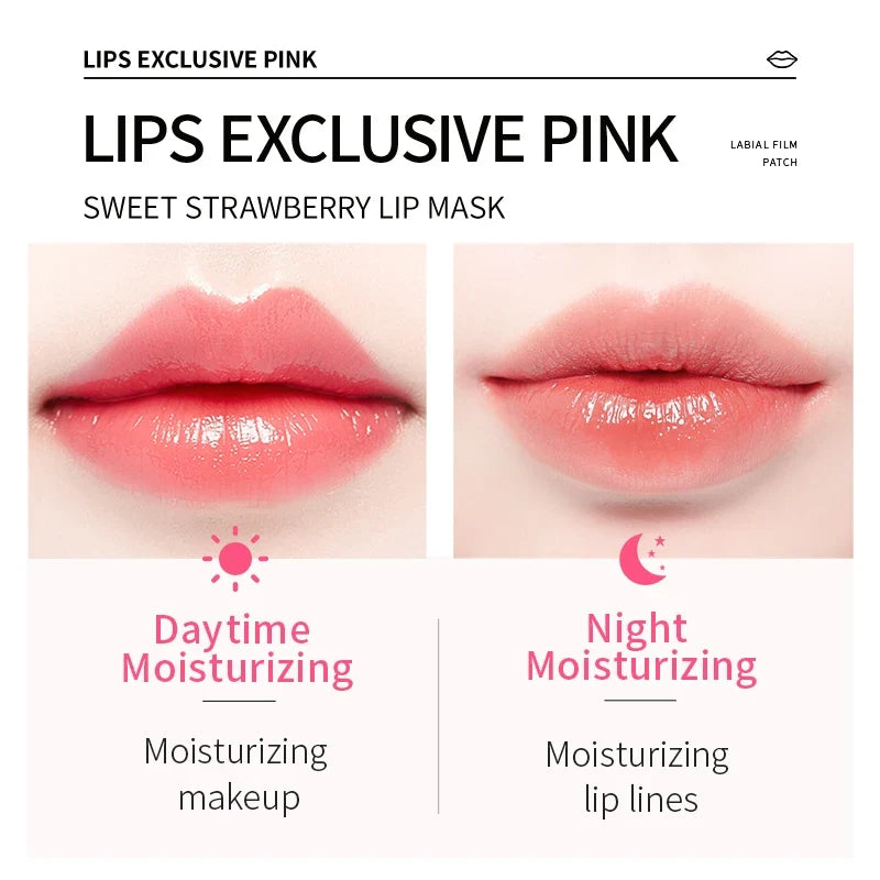 3/5/10/20/30pcs Pink Moisturizing Lips Mask Nourishing Hydrating Crystal Collagen Gel Lip Patches Lip Plumper Sexy Lip Skin Care