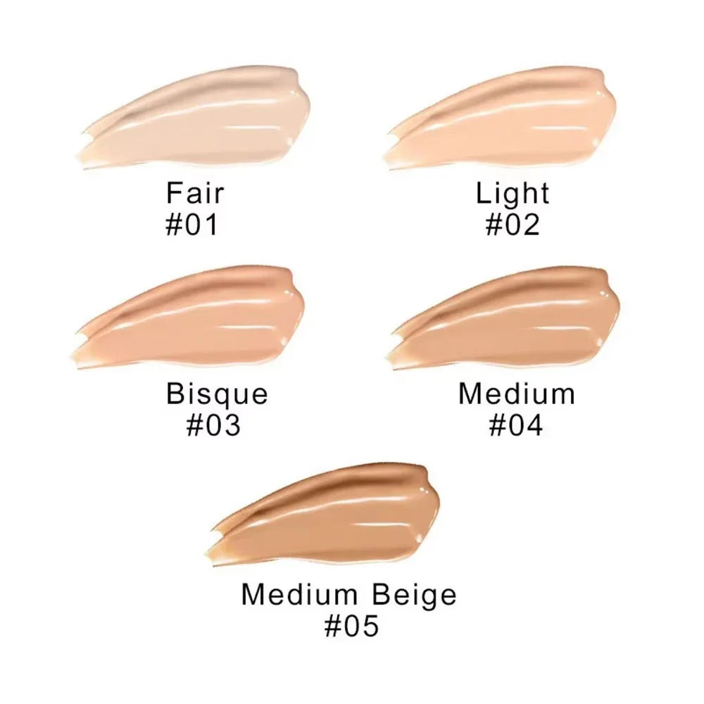 30ml SEPORA 6 Colors Matte Liquid Foundation Oil Control Waterproof Full Coverage Facial Natural Concealer Base Makeup Cosmetics