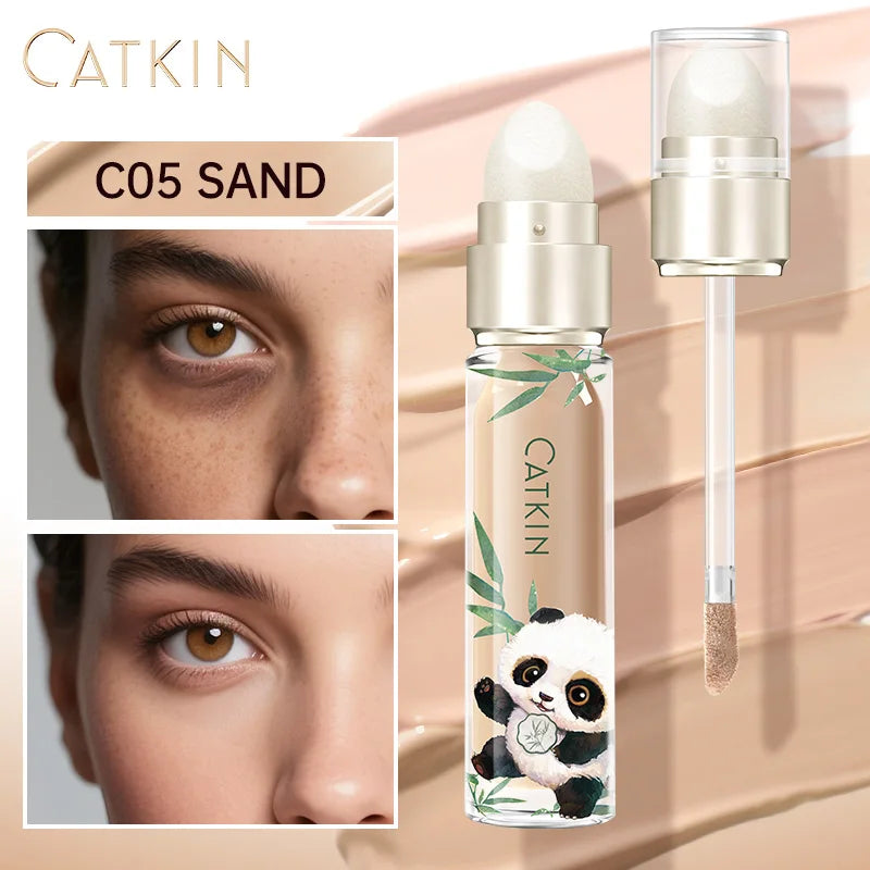 CATKIN Panda double-headed concealer Liquid Oil control Concealer cream Spots Dark circles Skin care