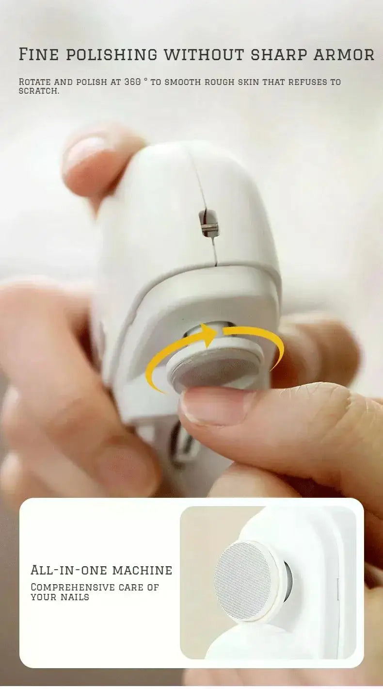 1 Pcs Electric Automatic Nail Clipper Manicure Nail Trimmer For Adult