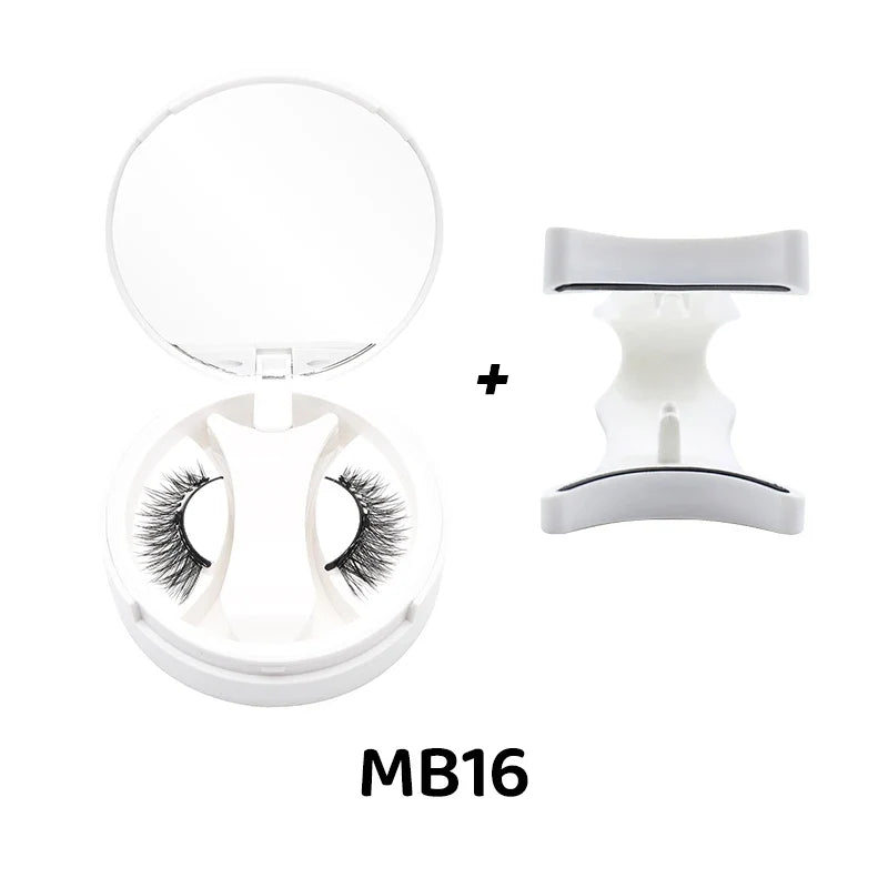 3D Magnetic Eyelashes Kit Reusable Natural Magnetic False Eyelashes Set No Glue Needed Magnet Lashes with Applicator Magnetic