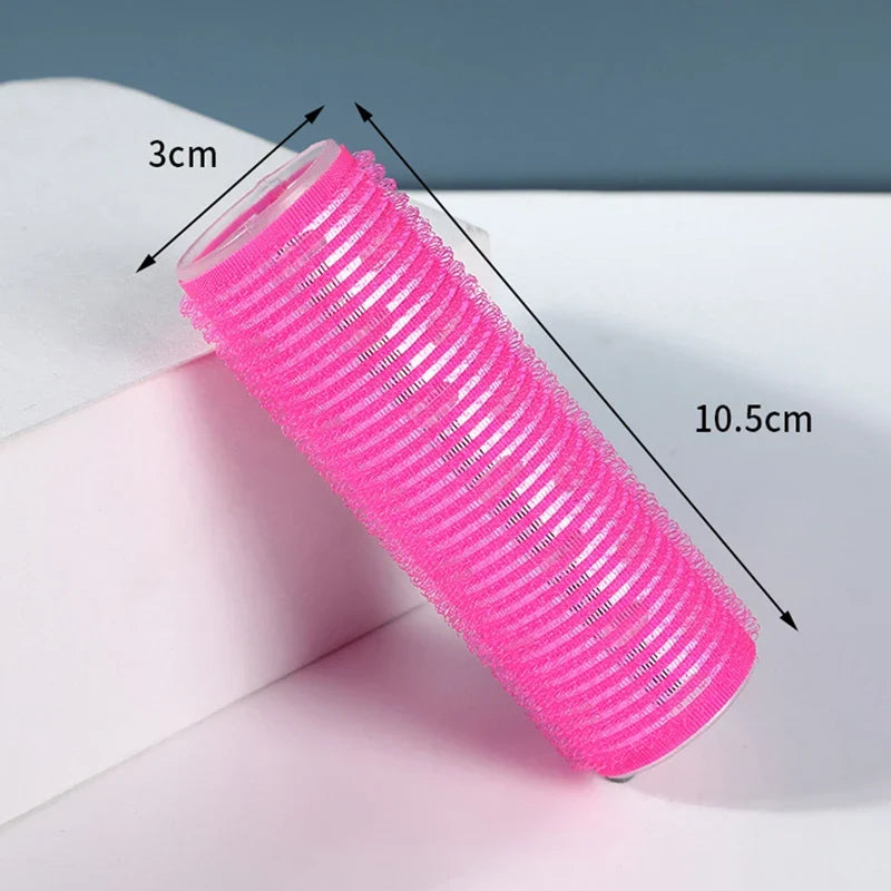 Different Size Self Grip Hair Rollers Magic Curler Plastic Self-adhesive Hair Curling Hairdressing Tool Girl Beauty Styling Tool