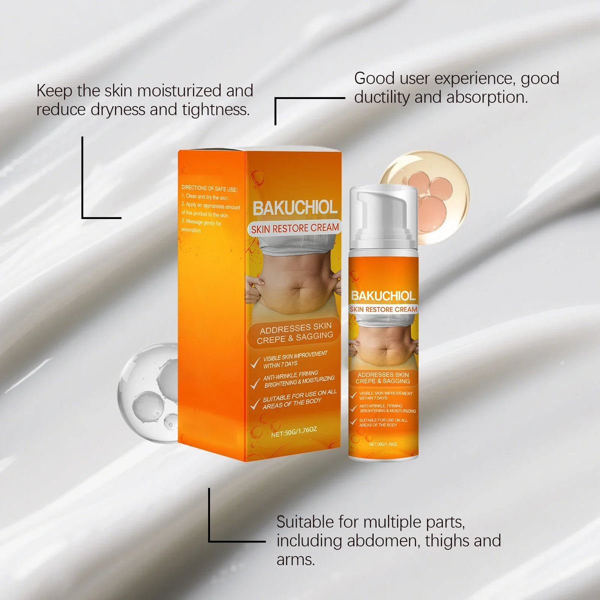 Body Firming Cream Cellulite Remover Deep Hydration Smoothing Skin Improve Sagging Increase Elasticity Lifting Tightening Lotion