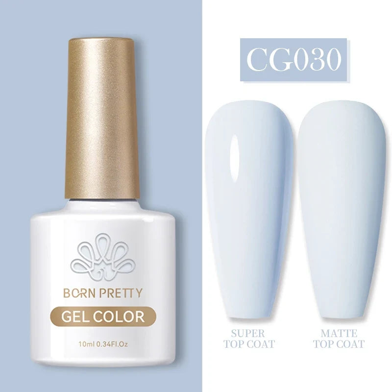 BORN PRETTY 10ml Clear Blooms Gel Polish UV LED Soak Off Nail Art Polish for Spreading Effect Marble Nail Polish Gel Painting