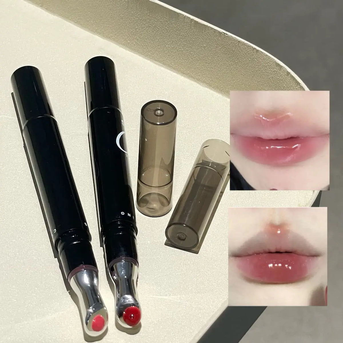 Herorange Hydrating Glossy Lip Gloss Long Lasting Brightening Create Plump Lips for Daily Date
