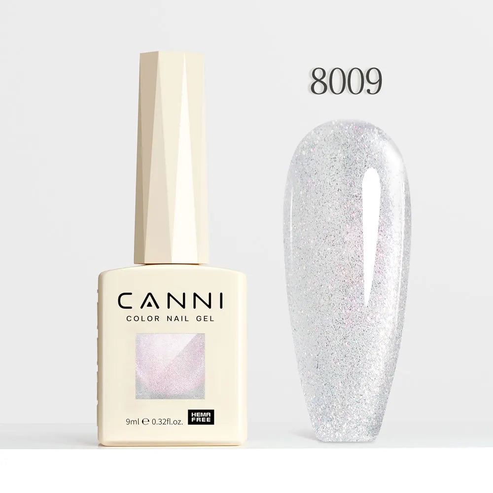 CANNI TPO/HEMA FREE Cat Eye Gel Nail Polish 9ml 48 Colors High Gloss UV-Removable Nail Art for Salon & DIY Manicure