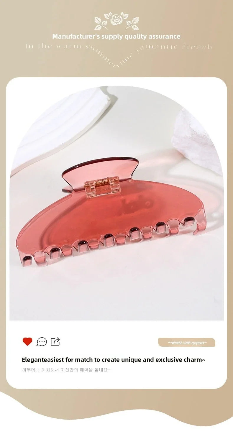 12cm Korean New Hair Clip Fashionable Ponytail for Women, Vintage Chic Hair Styling Tool, Daily Evening Gift Party Weekend Boho