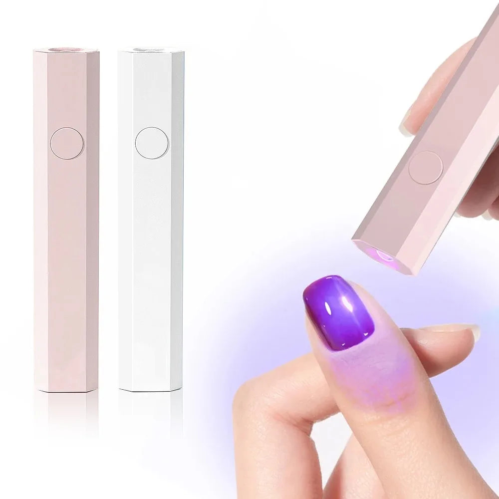 Handheld Monogram Lamp UV LED Nail Light For Curing All Gel Polish USB Rechargeable Quick Dry Manicure Machine Nail Art