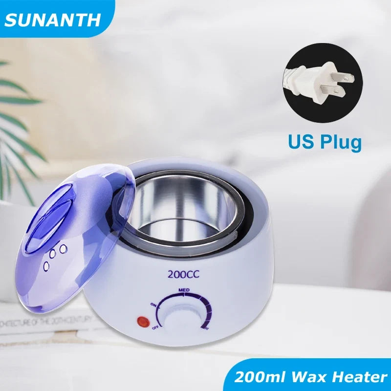 Electric Wax Heater Hot Wax Machine Paraffin Pot Warmer Hair Removal Waxing Machine Wax-melt Epilator Quick Heater