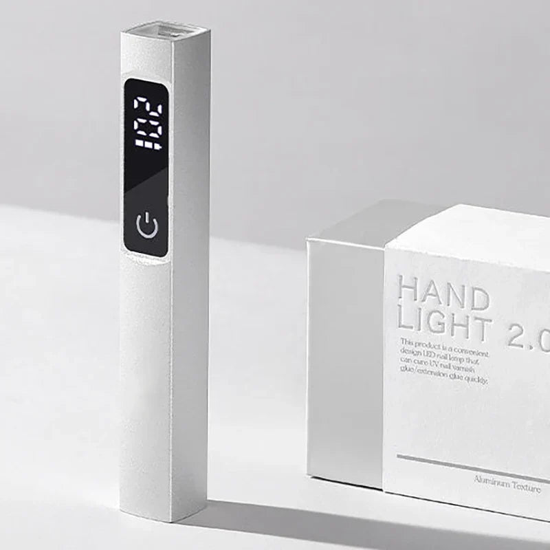 Handheld UV Led Nail Lamp Portable Rechargeable Mini Nail Dryer For Curing Nail Gel Polish Manicure Flashlight for Nail Salon