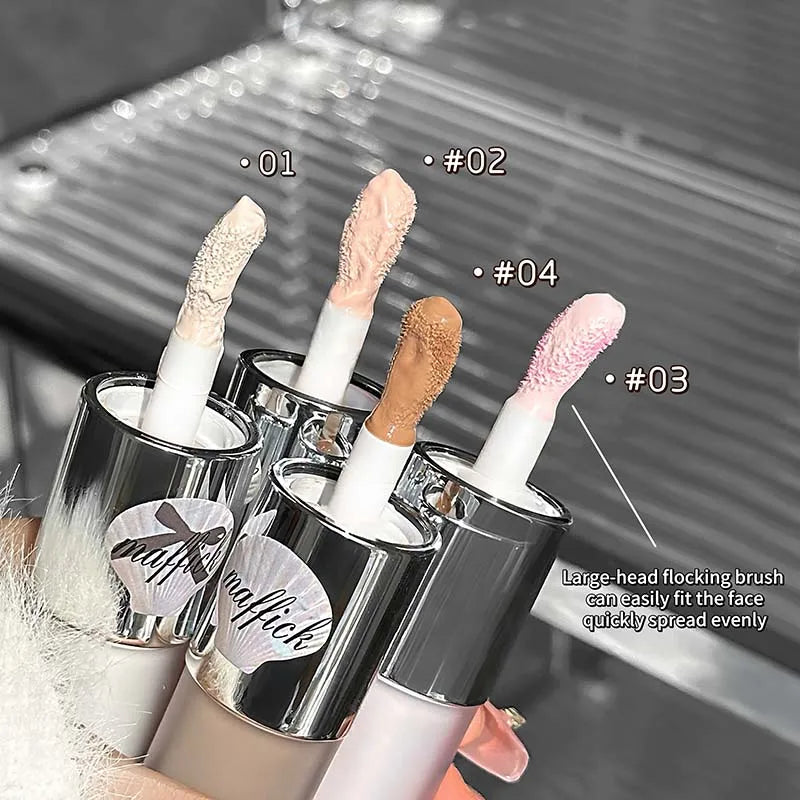 Double-head Liquid Matte Contour Highlighter Glimmer Natural Bronzer Contouring Stick Waterproof Gray Brown Nose Shadow Makeup