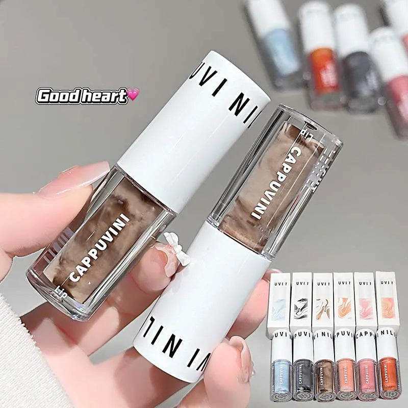 Clear Grey Purple Lip Gloss Temperature Changing Waterlight Mirror Lip Glaze Crystal Tint Plumper Moisturizing Lip Oil Makeup