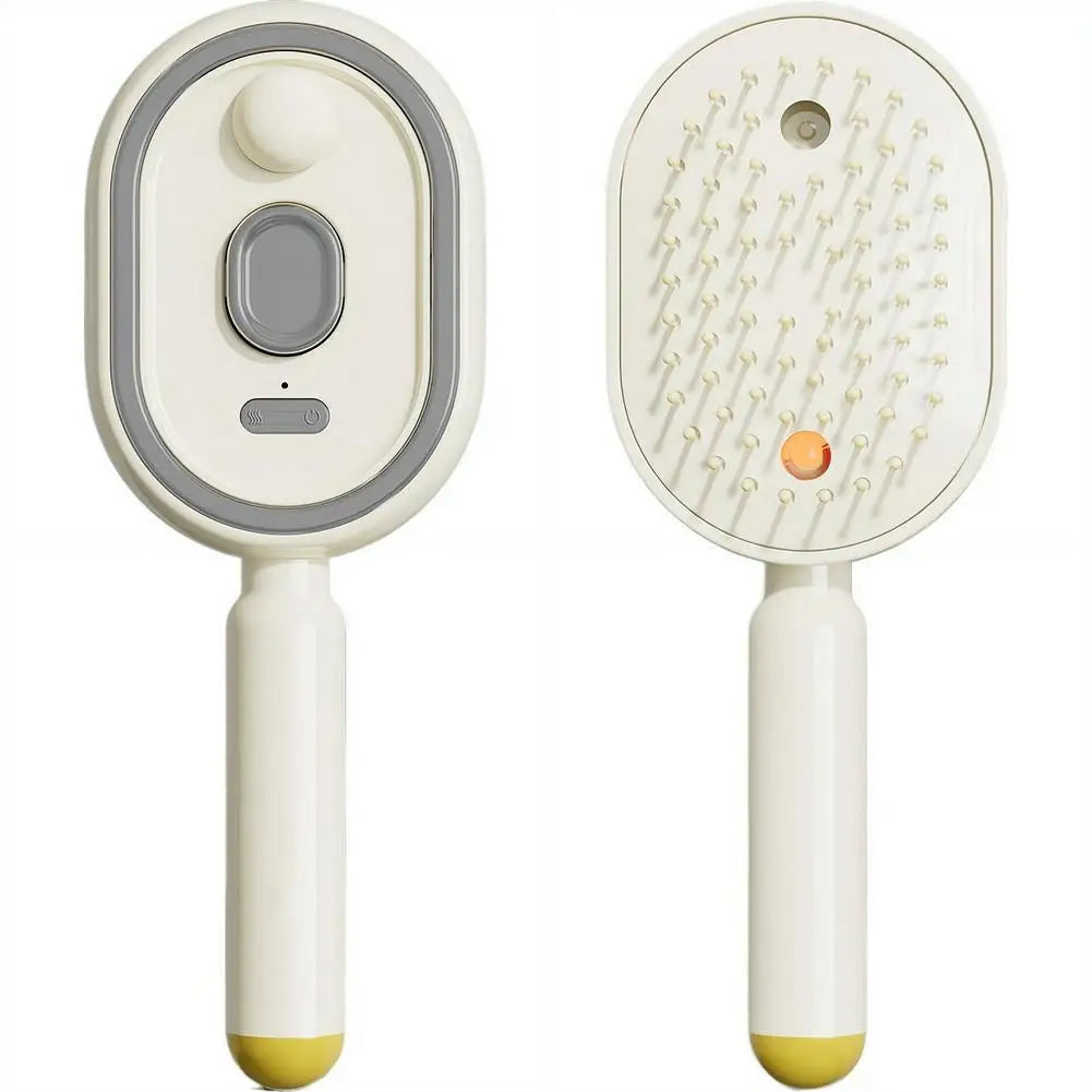 Electric Hair Brush with Spray Mist Scalp Massager Detangling Brush for Women Hair Care Anti Frizz Styling Tool