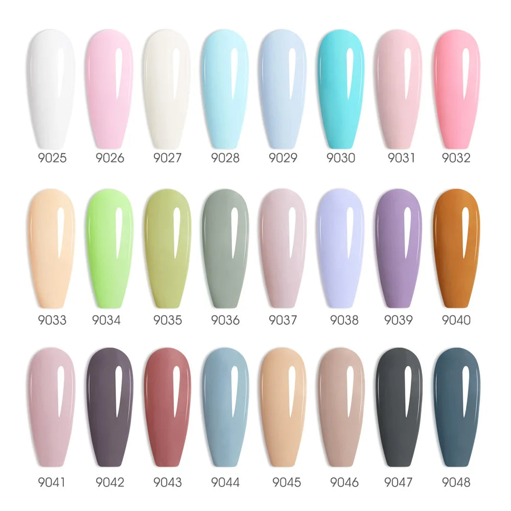 CC8 New Kit CANNI 9ML Nail Gel Polish HEMA/TPO FREE 30pcs Color Gel Pigment Professional Long Wear Top Coat Gel Varnish Set