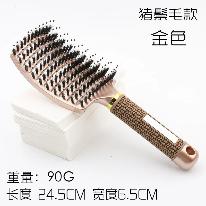 Children Detangler Hair Brush Hairbrush Anti Klit Brushy Haarborstel Bristle Nylon Scalp Massage Tangle Teaser Hair Brush Comb