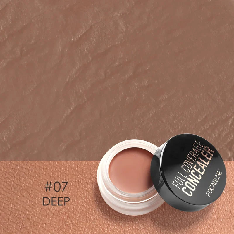 FOCALLURE Makeup Concelaer Full Coverage Waterproof Concealer Cream Oil-control Face Base Foundation Moisturizing Cosmetics