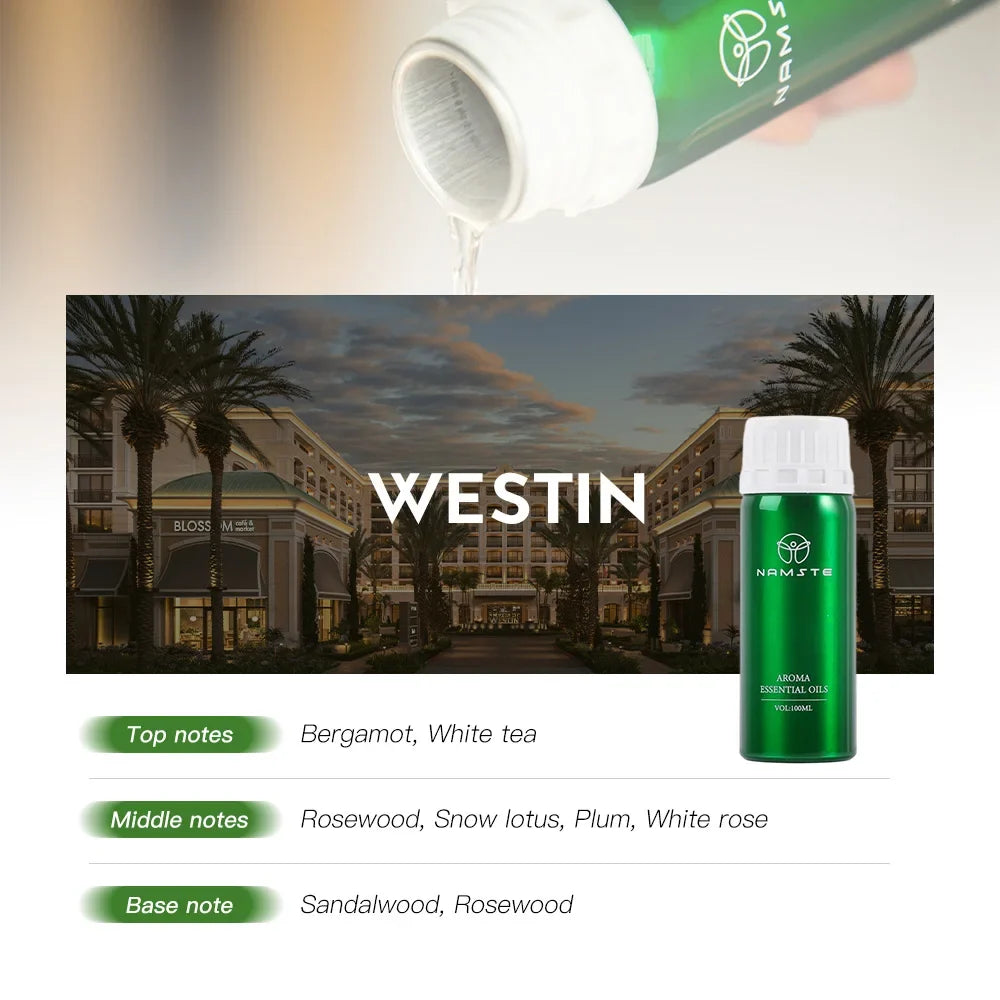 100ML Hotel Room Fragrance Diffuser for Home Air Freshener Scenting Device Air Purifier Humidifier Car Essential Oil Refil