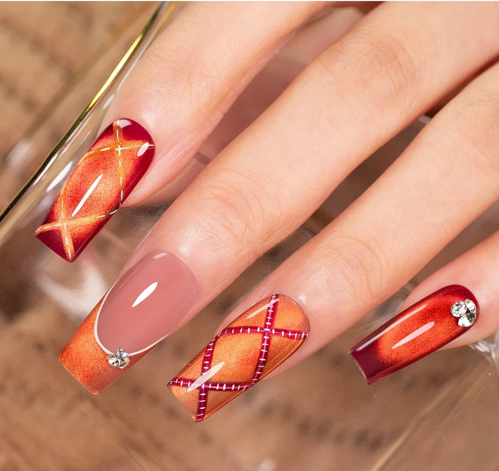 AWStorG 7.5ML Glass Cat Eye Fruit Color Magnetic Gel Nail Polish Vernis Semi Permanent Soak Crystal Gel Polish For Nails