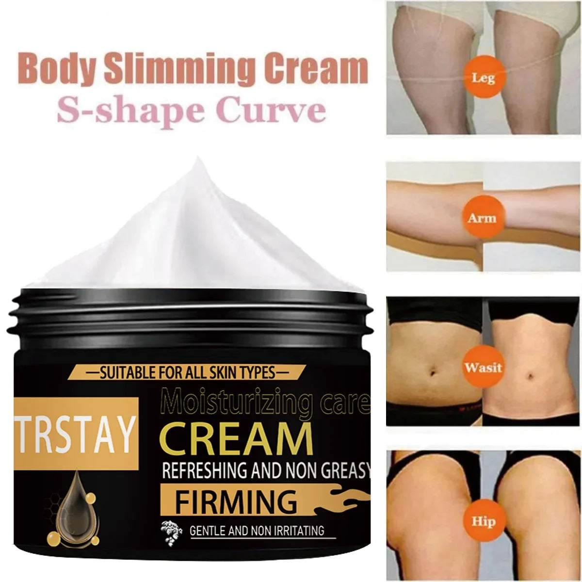 7 DAYS Ginger Slimming Cream Weight Loss Remove Waist Leg Cellulite Fat Burning Shaping Cream Whitening Firming Lift Body Care