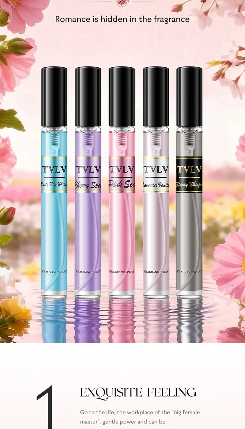 Fragrance spray set, long-lasting fragrance, 4-piece pack, hair fragrance spray, floral fragrance spray