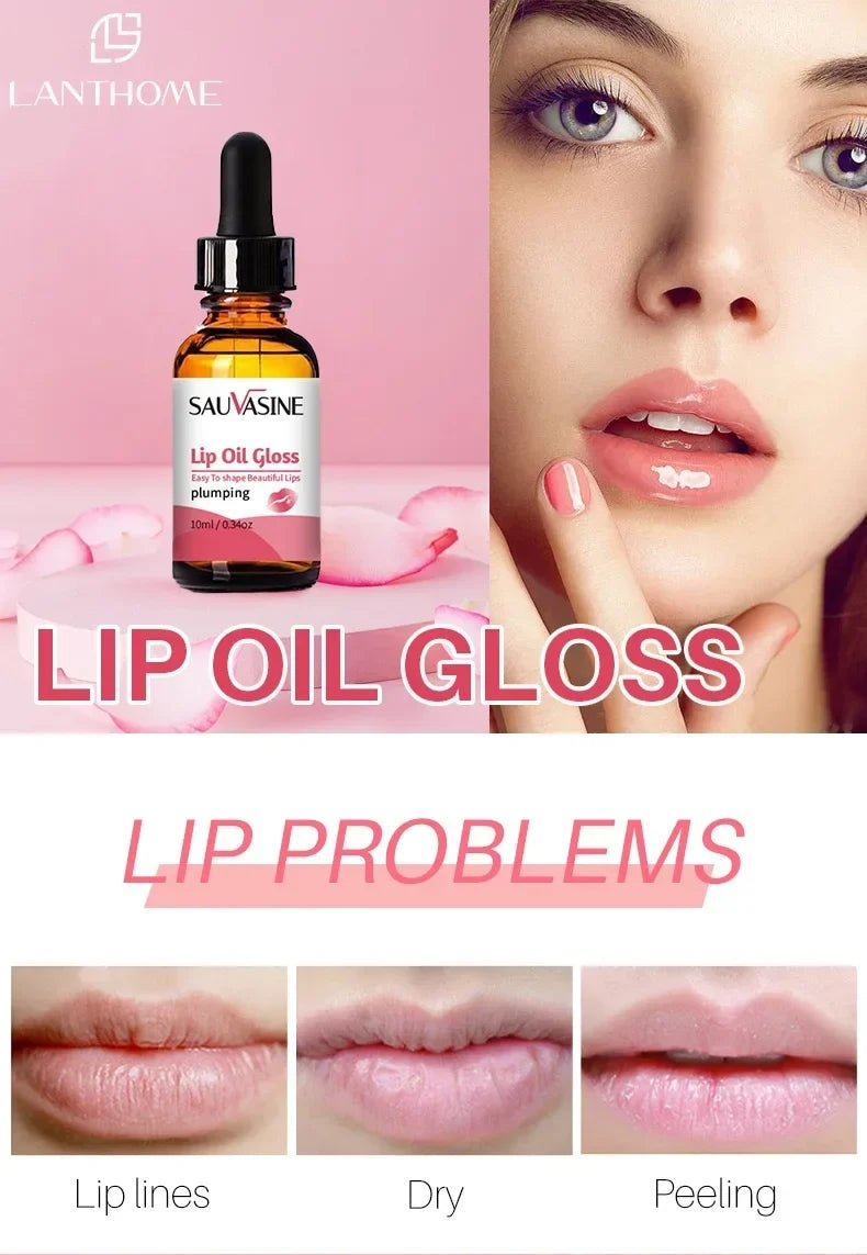 Instant Lip Plumper Serum Lip Plumping Oil Long Lasting Moisturizing Essence Removal Dead Skin Reduce Fine Lines Gloss Lip Care
