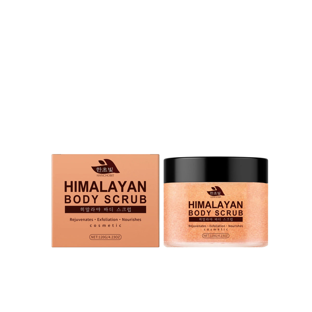 Himalayan Salt Body Scrub: Exfoliates Dead Skin Cells, Cleanses Skin, and Leaves Skin Hydrated & Silky-Smooth