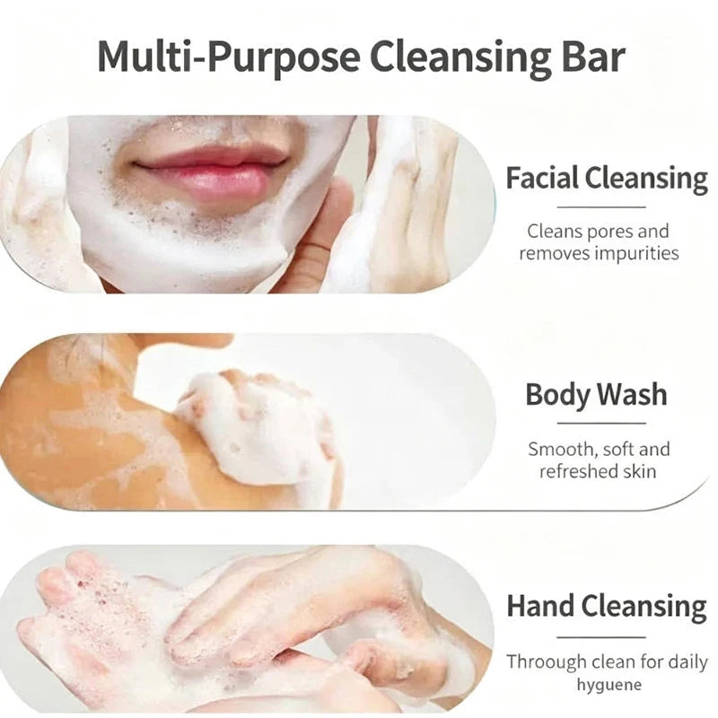 Coconut Oil Balsam Soap For Wash Face Hands Bath Fine Foam Moisturizing Handmade Soap Deep Cleaning Refreshing Oil Control
