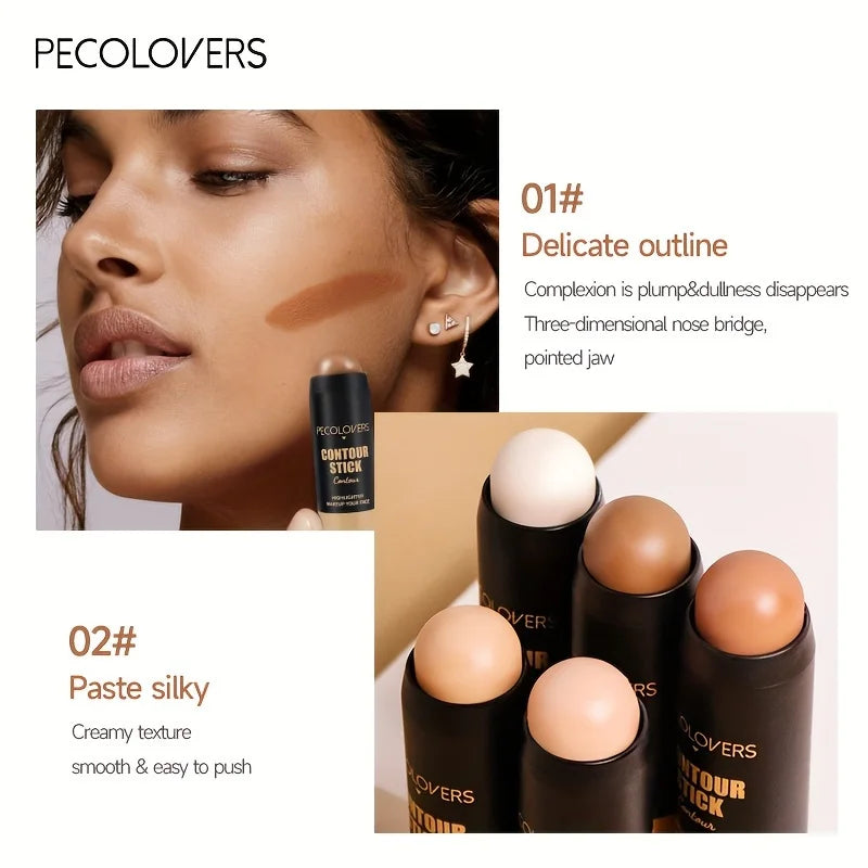 Highlighter Brightening Makeup Face Contouring Bronzer Stick Blusher Rouge Cream Modify Concealer Pen For Natural 3D Makeup