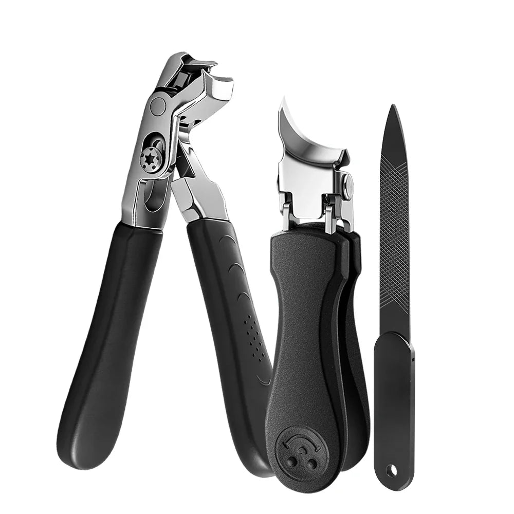 1/3/4Pcs/Set Nail Clippers Thick Toenails Angled Head Large Toe Nail Clippers Set Ingrown Toenail Clippers Slanted Nail Cutter