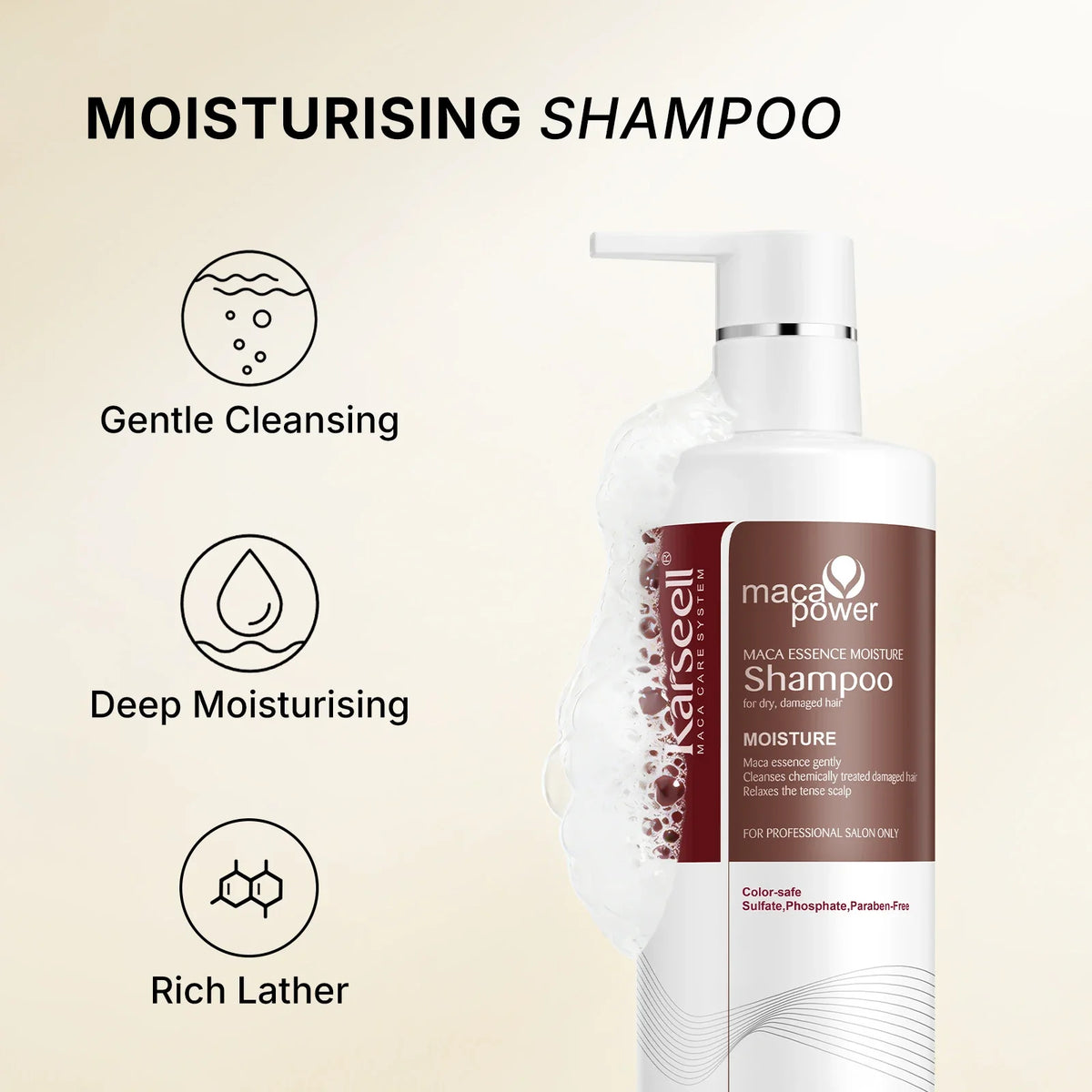 Karseell Collagen Hair Treatment Repair Conditioning, Shampoo and Conditioner for Dry Damaged Hair All Hair Types Hair Care Gift