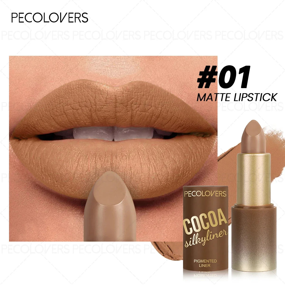 1PC Matte Waterproof Long-Lasting Lipstick - Non-Greasy, Easy To Use, Perfect Christmas Gift for Women