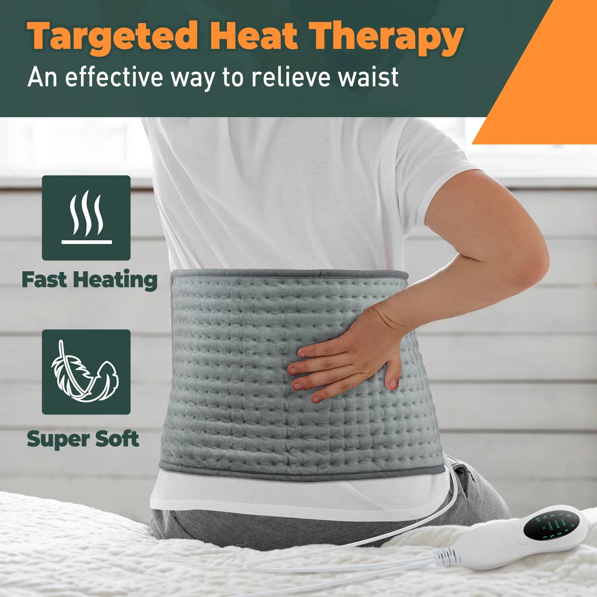 Electric Heating Pad Home Thermal Blanket Multi-functional Adjustable Timing Cushion Cold Warming Heated Mat for Office Home
