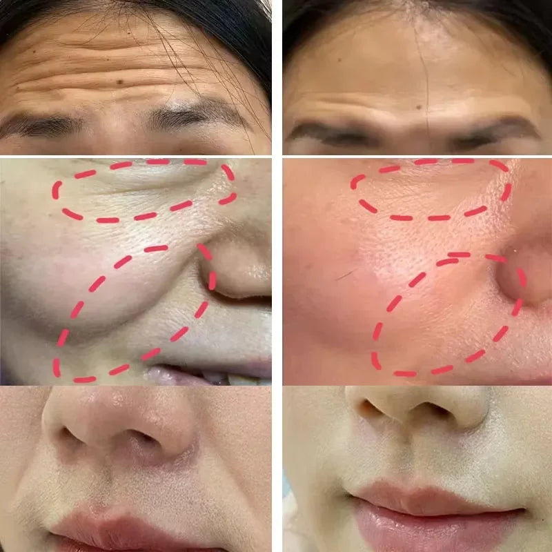 Collagen Wrinkle Removal Multi Bounce Balm Stick Instant Anti-Aging Firming Lift Brighten Facial Dull Skin Moisturizer Cosmetics