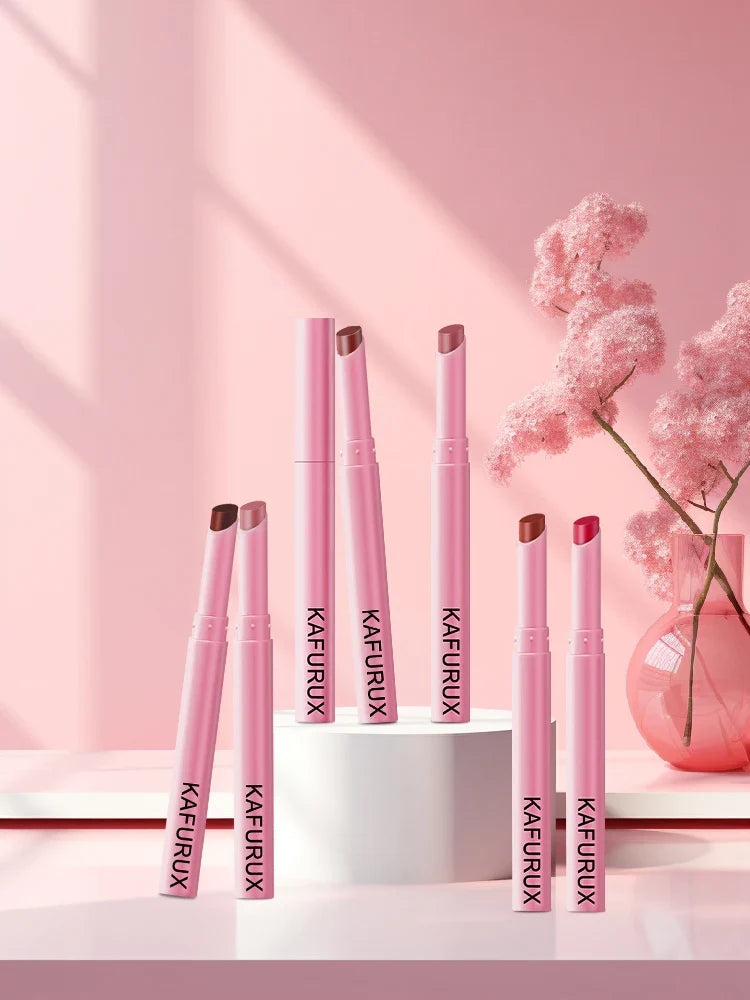 15 Color Cigarette Velvet Matte Waterproof Lipstick Long-lasting Lip Gloss Lip Makeup  Red Brown Pink Lip Liner Pen  Lip Tint