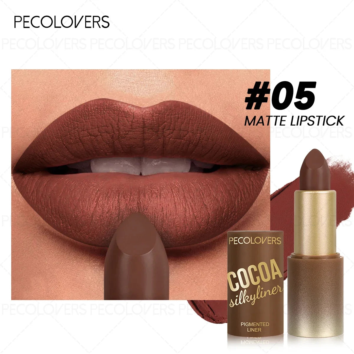 1PC Matte Waterproof Long-Lasting Lipstick - Non-Greasy, Easy To Use, Perfect Christmas Gift for Women