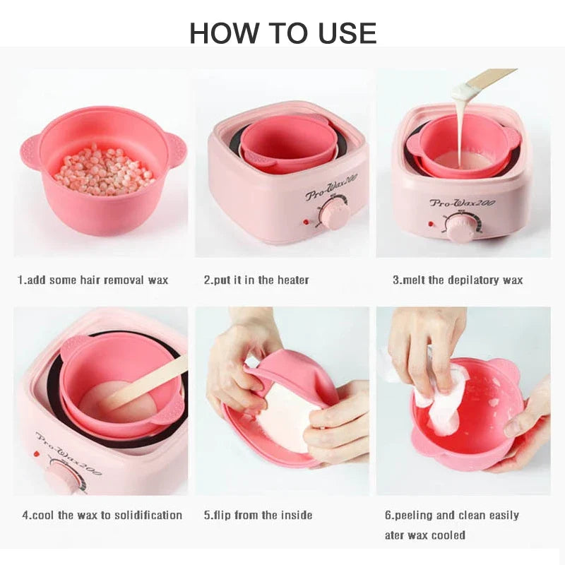 50g Hot Wax Hair Removal Depilatory Waxing Wax Beads for Wax Heater Painless for Body Hairs Removal Beans