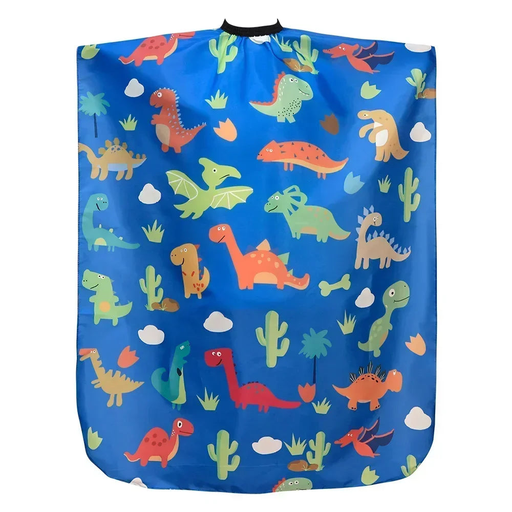 Cartoon Pattern Haircut Styling Gown Salon Kids Hairdressing Cape Barber Shop Household Child Hair Cut Cape Hairdresser Apron