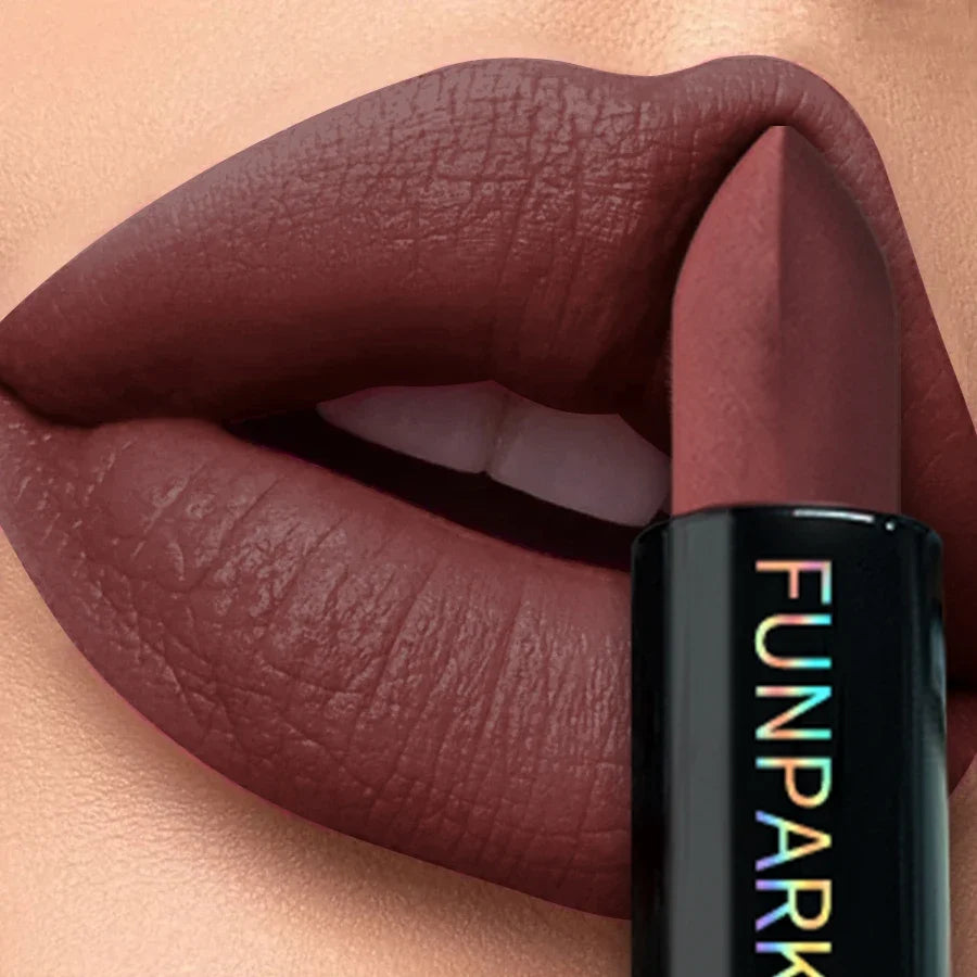25-Color Matte Lipstick Waterproof Long Lasting  Velvet Finish Lip Tint Smooth Matte Lip Color Smudge-proof Lip Liner Lip Makeup