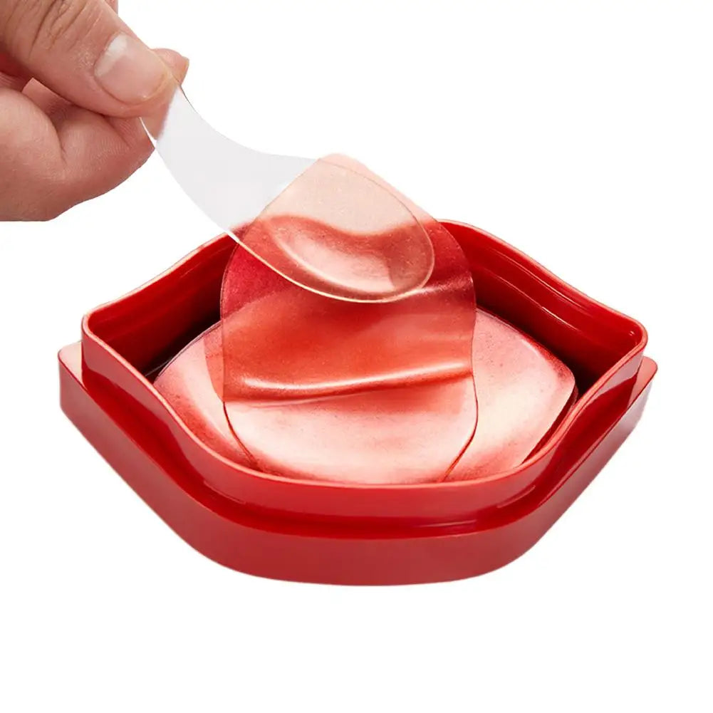 20pcs Fruit Vitamin C Moisturizing Lip Mask Reducing Lip Wrinkles Repair Lip Patches Nourishing Lips Plumper Recreate Sexy Lips