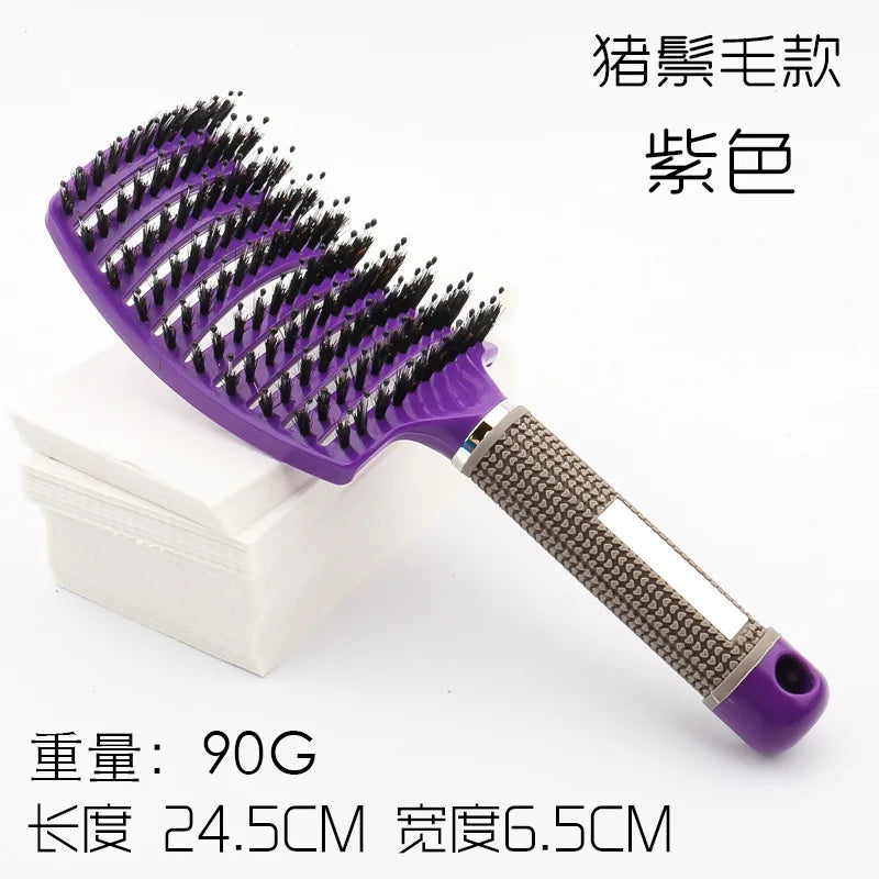 Children Detangler Hair Brush Hairbrush Anti Klit Brushy Haarborstel Bristle Nylon Scalp Massage Tangle Teaser Hair Brush Comb